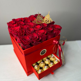 Box with chocolate