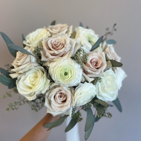 Beige Bridal Bouquet