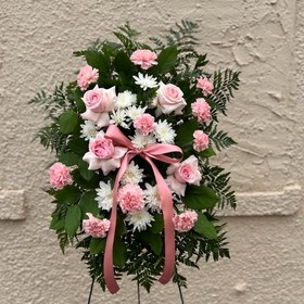 Pastel Floral Sympathy Standing Spray